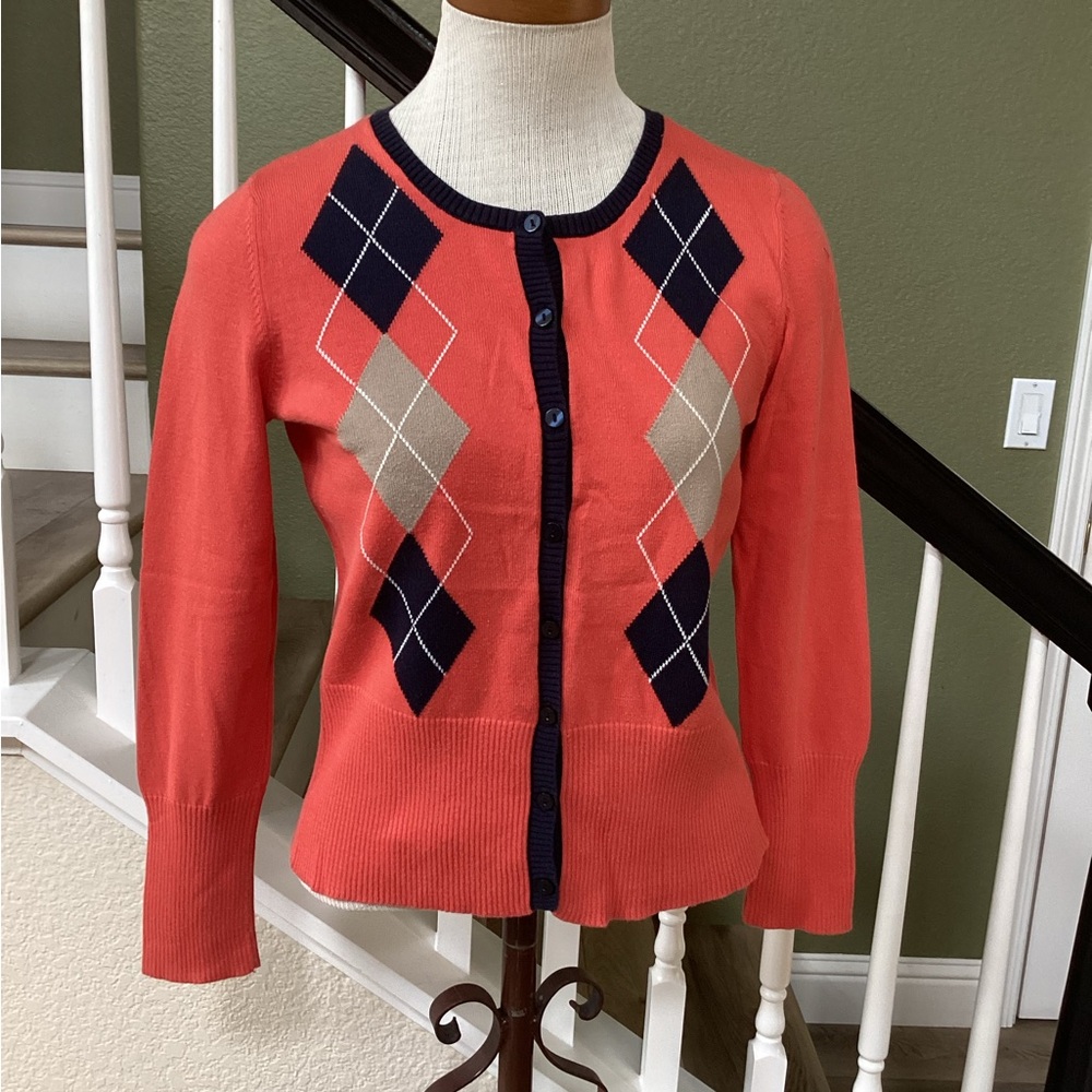 Liz & Co. Cardigan Sweater L